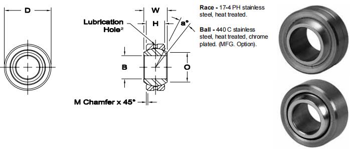 AURORACOM-5E關(guān)節(jié)軸承圖紙